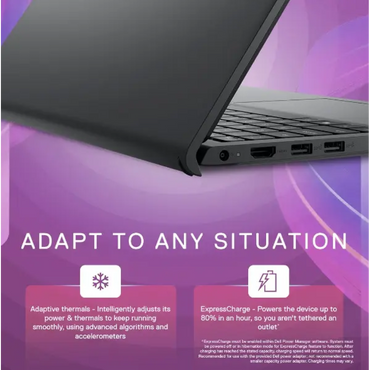 Laptop Dell Vostro 3530 Intel Core i3-1305U Up to 4.50 GHz Processor 8GB DDR4, 512GB SSD, 15.6" FHD 120Hz - 13th Generation / Black