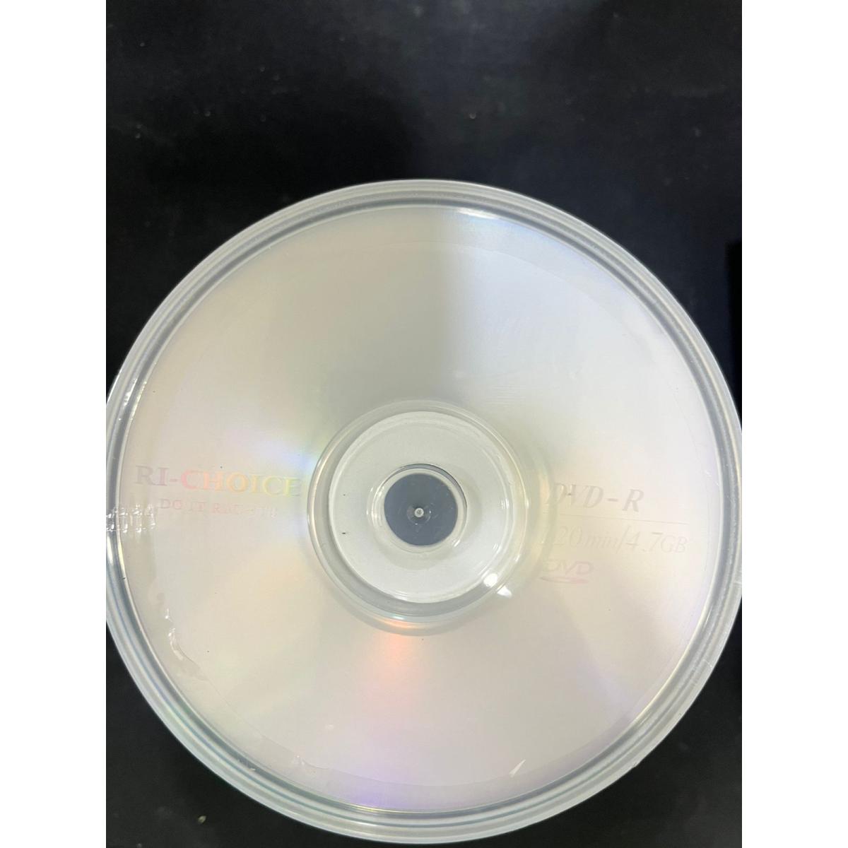 قرص DVD من Ri-choice، 120 دقيقة/4.7 جيجابايت، علبة - 50 قرصًا