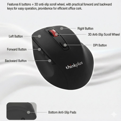 Lenovo Thinkplus M30 silent wireless mouse in Jordan and Amman