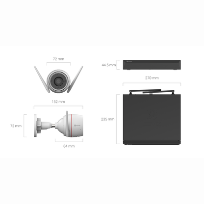 EZVIZ H3c 2K+ NVR Kit | Jordan Amman Irbid