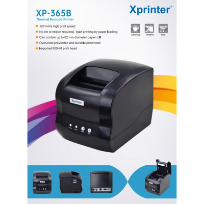 Thermal Label Printer 203 DPI 127mm/s | XP-365B
