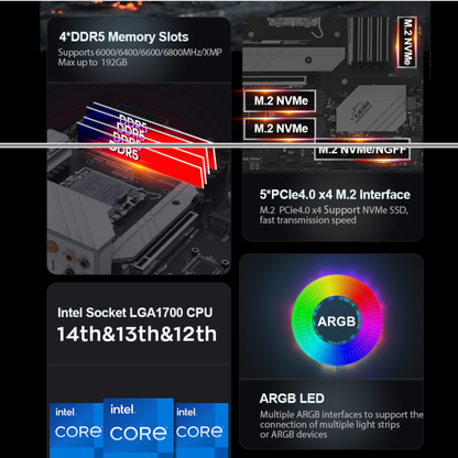 JINGSHA Z790M DDR5 Gaming Motherboard