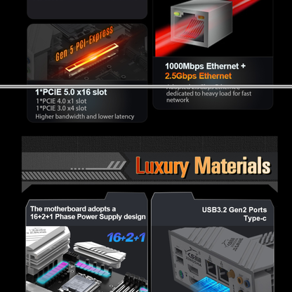 JINGSHA Z790M DDR5 Gaming Motherboard