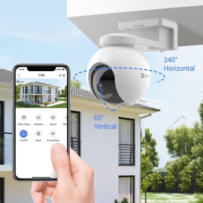 كاميرا EZVIZ CB8 2K لاسلكية خارجية ببطارية 360°