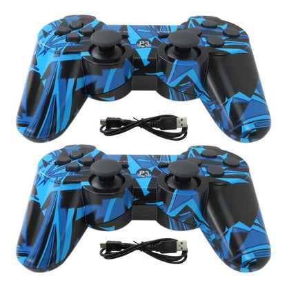 وحدة تحكم لاسلكية لجهاز PS3 Double Shock (الجيش)