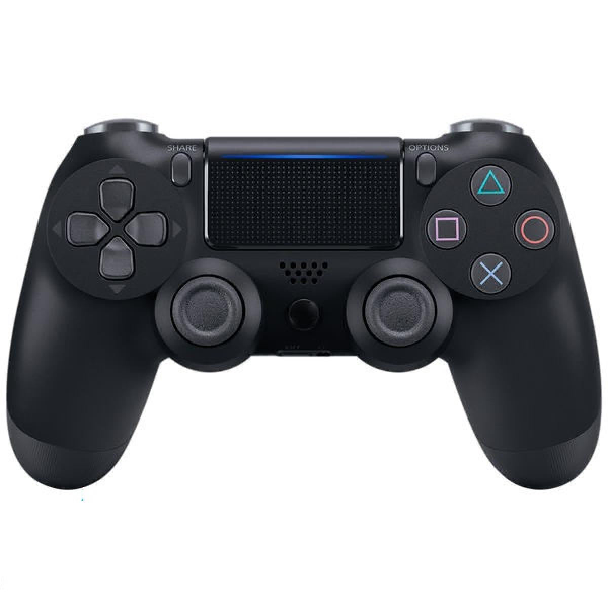وحدة تحكم لاسلكية لجهاز PS4 Double Shock - أسود