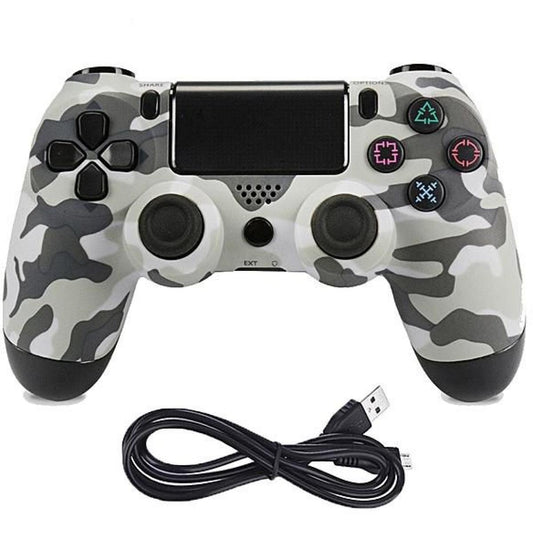 وحدة تحكم لاسلكية لجهاز PS4 Double Shock (الجيش - الأحمر - الأخضر - الأزرق)