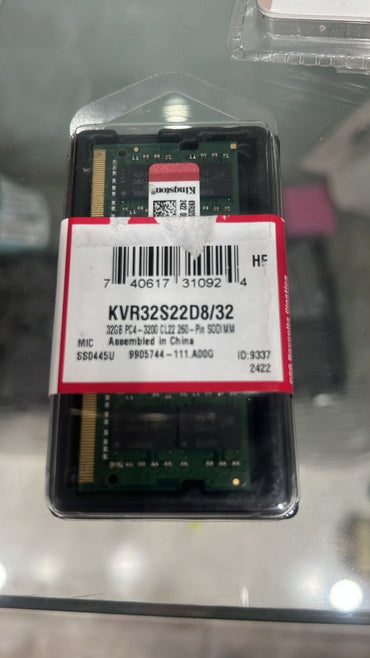 رام لابتوب 32GB DDR4 3200MHz أداء عالي CL22