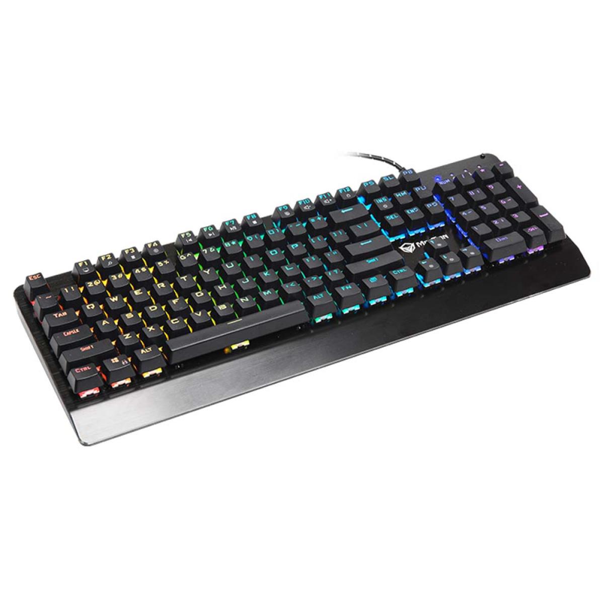 لوحة مفاتيح ميكانيكية سلكية من Meetion MK01 RGB