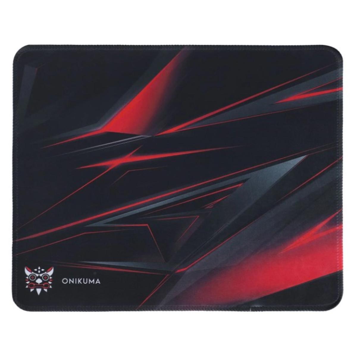 لوحة ماوس ألعاب كبيرة ONIKUMA G4 باللونين الأسود والأحمر 350*300*2 مم