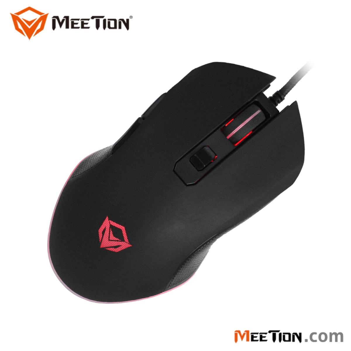 مجموعة لوحة مفاتيح وماوس ألعاب سلكية بإضاءة خلفية من Meetion C510