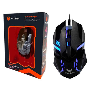 ماوس MeeTion MT-M371 USB سلكي بإضاءة خلفية