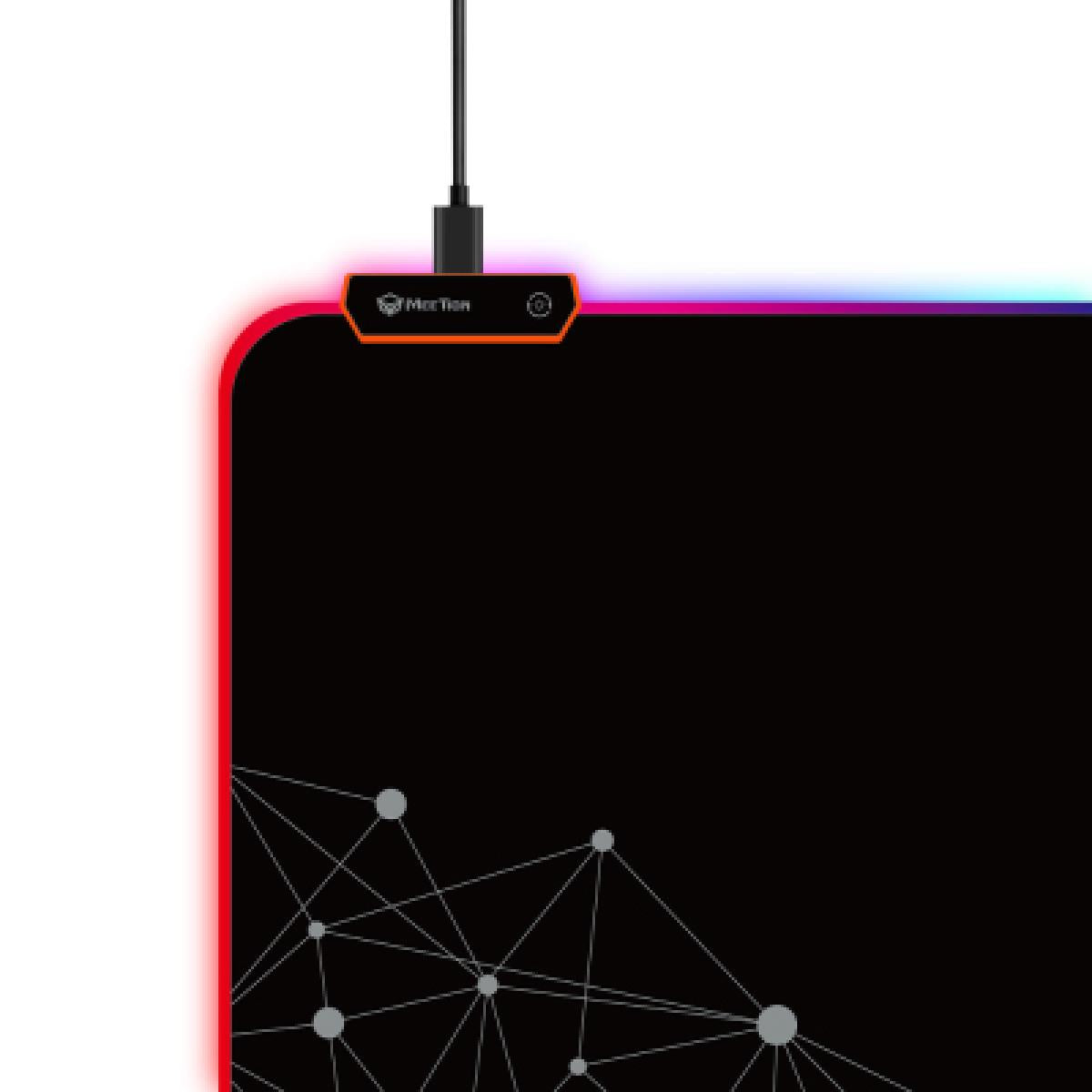 لوحة مفاتيح وفأرة كبيرة للألعاب من MeeTion MT-PD121 RGB