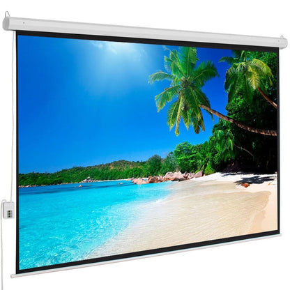 Motorized Projector Screen Wall Mount (2mx2m) with Remote