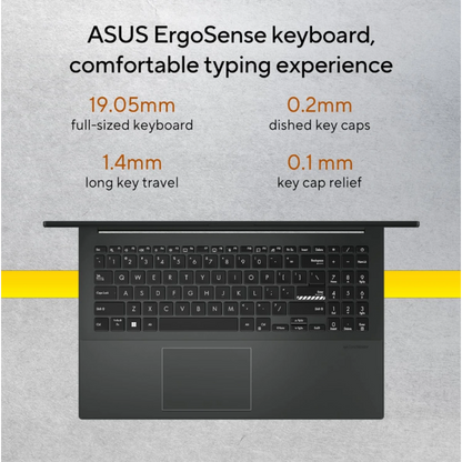 ASUS Vivobook Go 15 (E1504FA) Laptop – Ryzen 5 7520U with 8GB DDR5