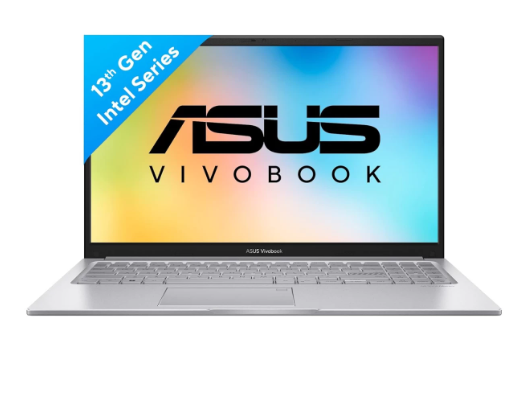 Laptop ASUS Vivobook 15 (X1504VA) |Intel® Core™ i5-1335U Processor, 8GB DDR4, 512GB SSD | 13th Generation - Cool Silver