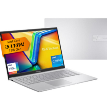 Laptop ASUS Vivobook 15 (X1504VA) |Intel® Core™ i5-1335U Processor, 8GB DDR4, 512GB SSD | 13th Generation - Cool Silver