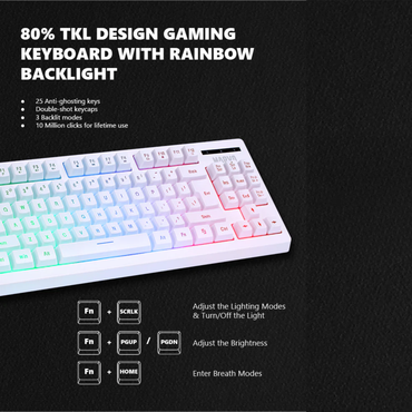 Marvo Scorpion Loot 30 3-in-1 Gaming Combo (CM310 WH)