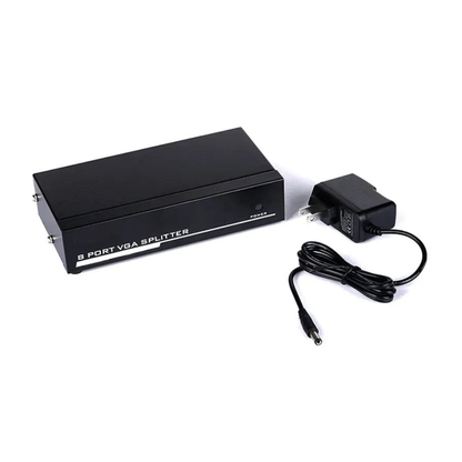 موزع VGA أربع منافذ بدقة عالية وتردد 200MHz