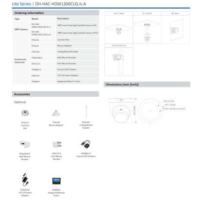 2MP Smart Dual Light Security Camera IP67 Outdoor