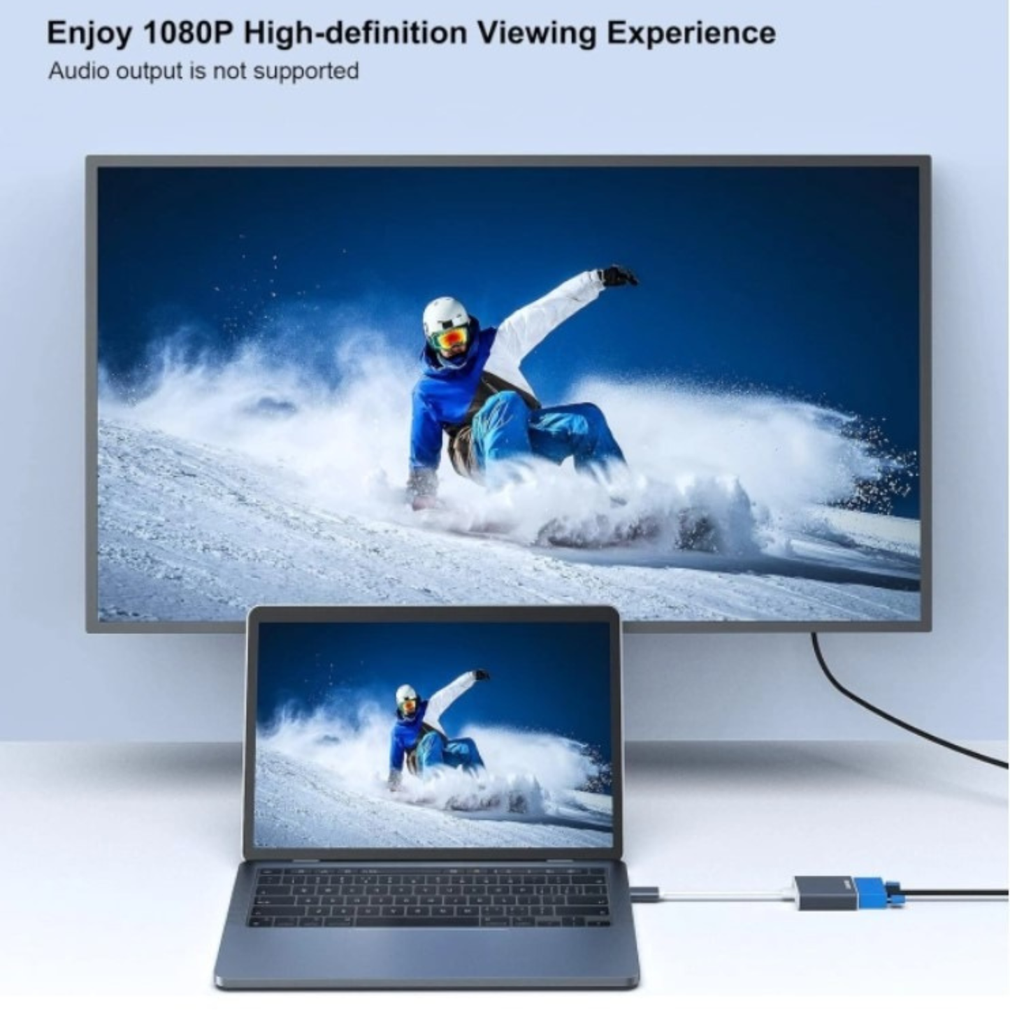 محول HAING HI-V101-TPC CB-TYPEC-VGA من النوع C إلى VGA