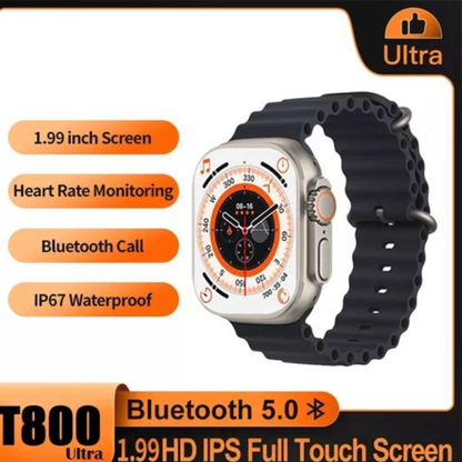 Hiwatch T800 Ultra 1.9inch Full Touch Display Magnetic Charging Smart Watch