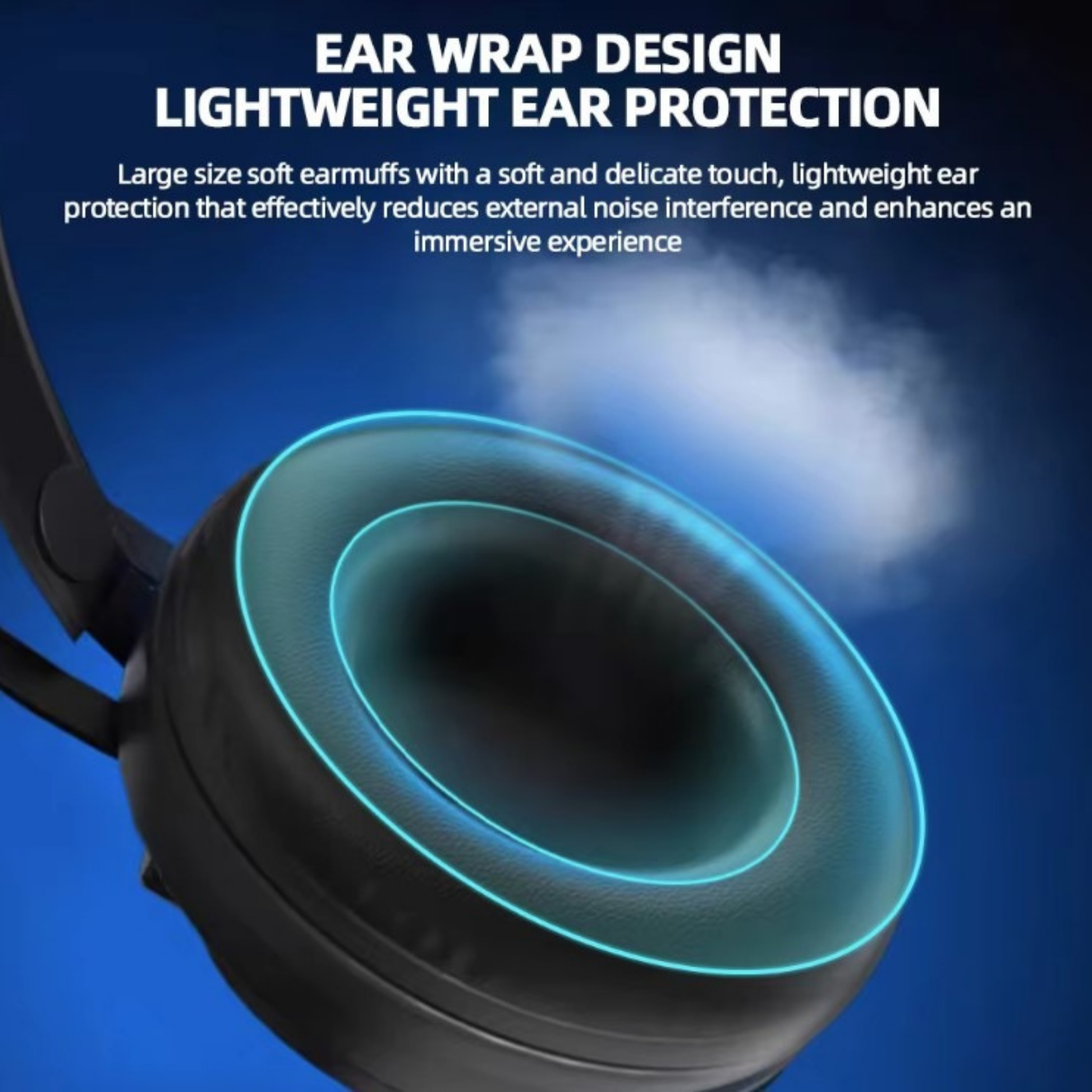 HP H220G RGB USB Gaming Headset RGB lighting