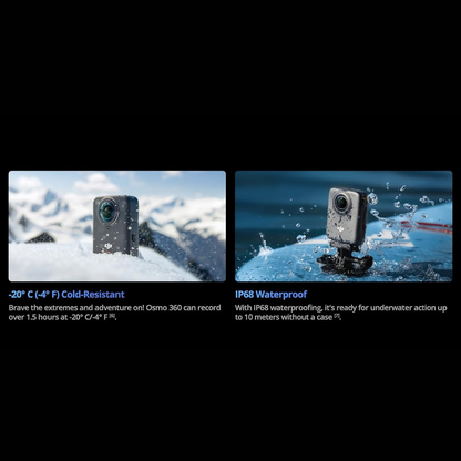 DJI Osmo 360 Adventure Combo 8K 360-degree action camera with 120MP panoramic photos 105GB built-in storage and three batteries at SAMMANPC Jordan
