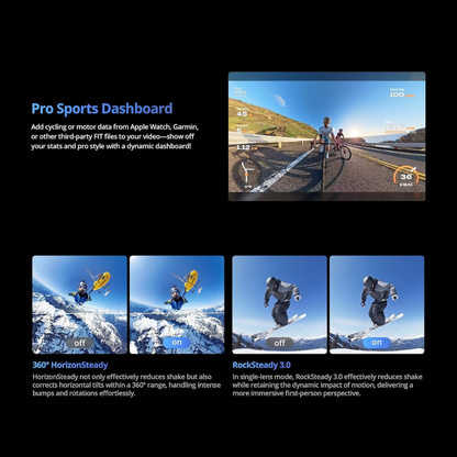 DJI Osmo 360 Adventure Combo 8K 360-degree action camera with 120MP panoramic photos 105GB built-in storage and three batteries at SAMMANPC Jordan