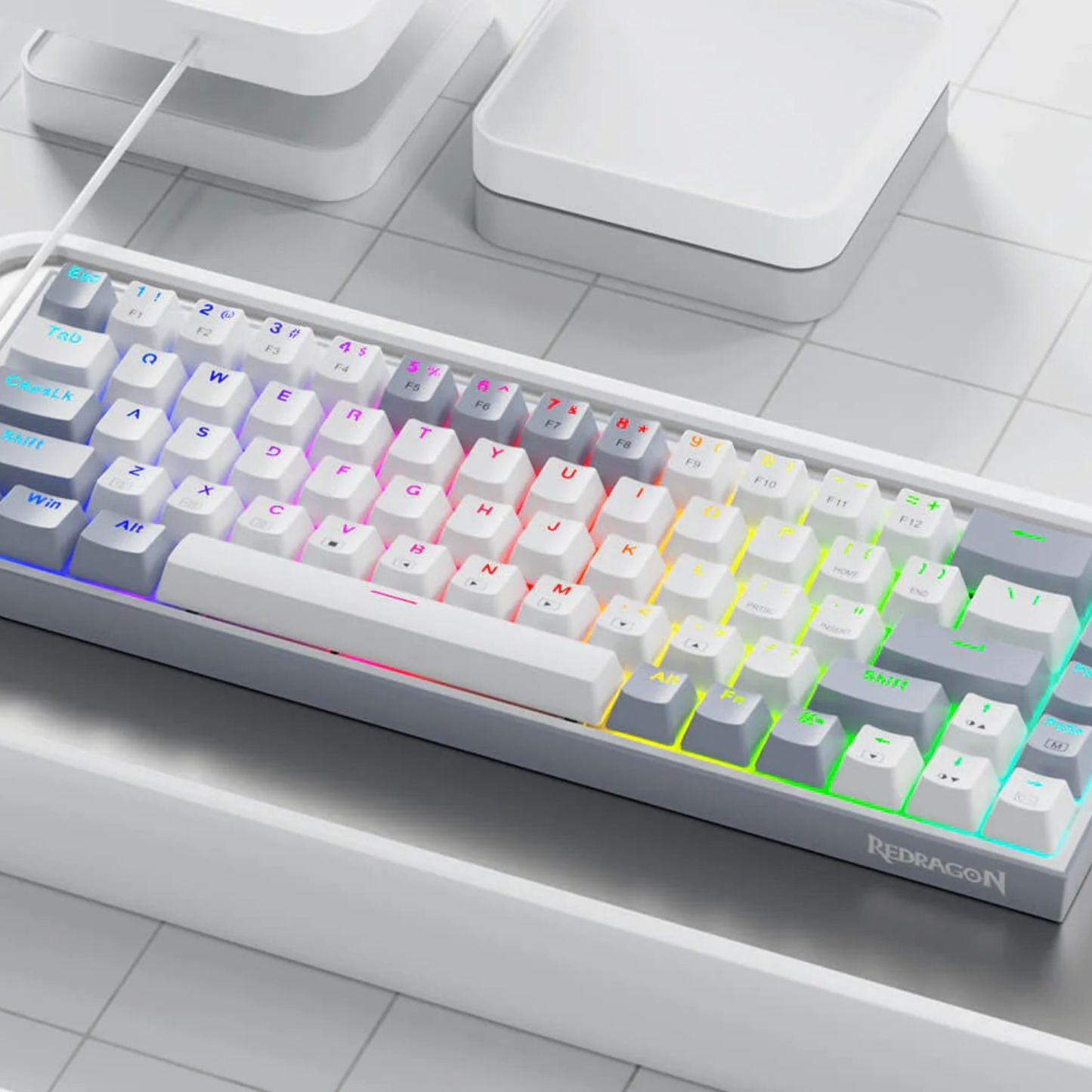 Castor K631 Grey 65% Wired RGB Mechanical Gaming Keyboard