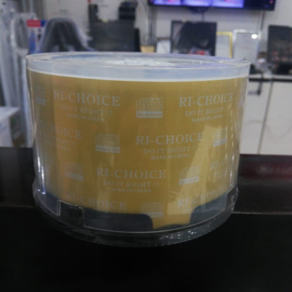 RI-CHOICE Blank CD-R Discs – 700MB / 80-Min Printable