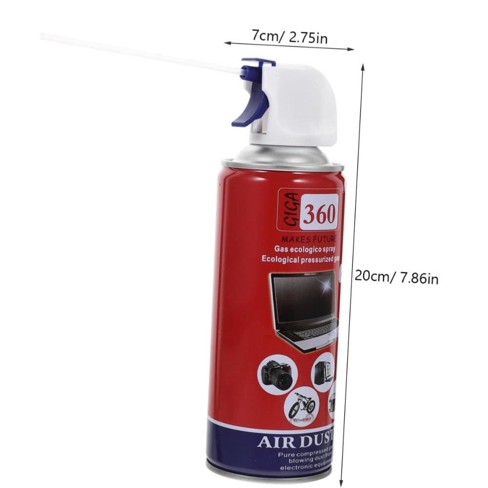 Giga 360 Air Duster - 450ml High-Pressure Electronics Cleaner