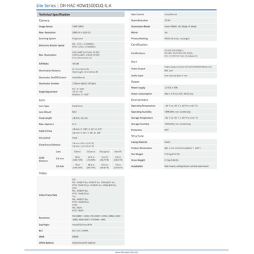 5MP Smart Dual Light Security Camera IP67 Outdoor