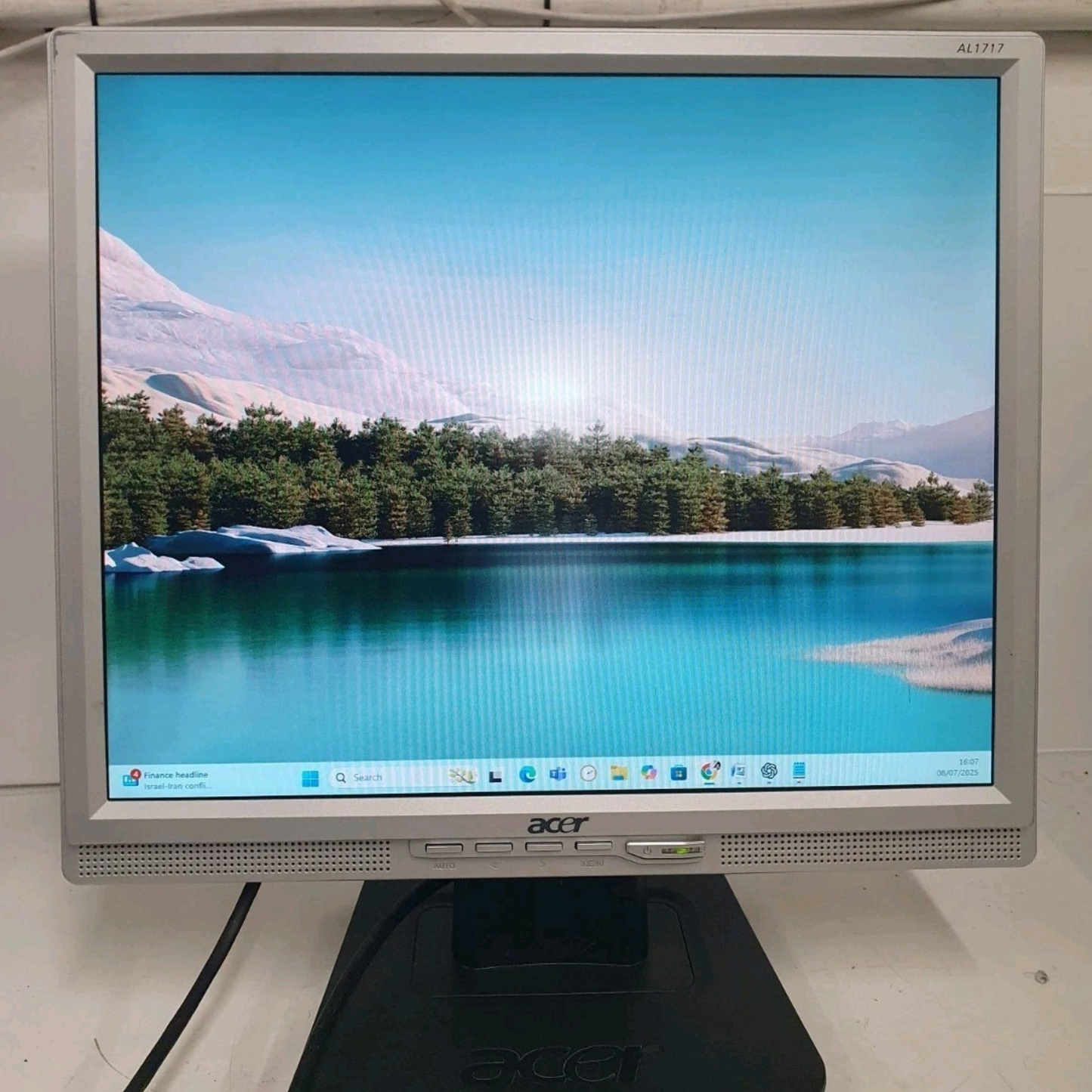 Acer AL1717 17 Inch VGA Monitor Used