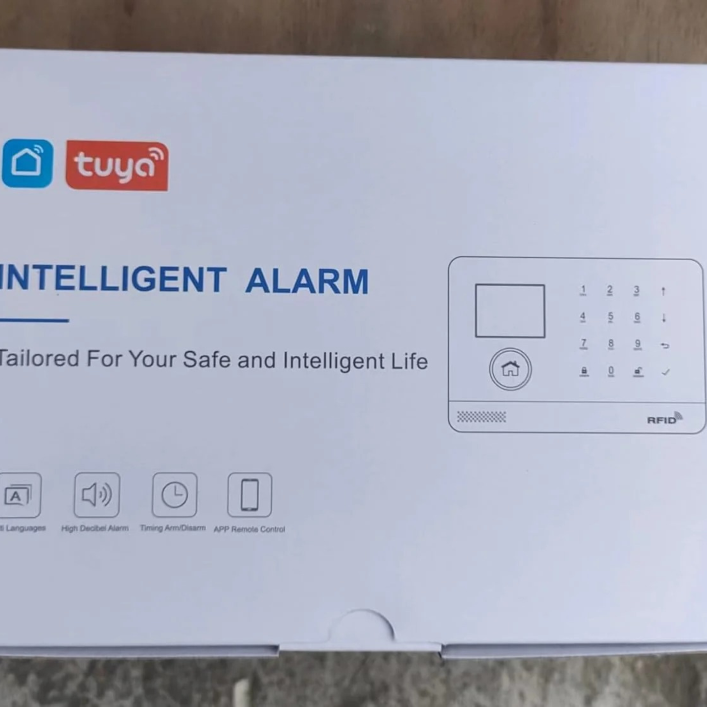 نظام إنذار ذكي GSM 4G مع تطبيق Tuya