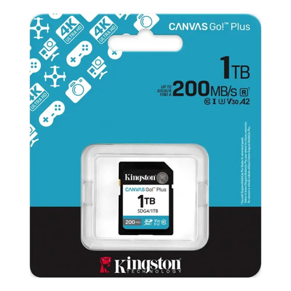 كرت ذاكرة Kingston SD 1TB سرعة 200MB