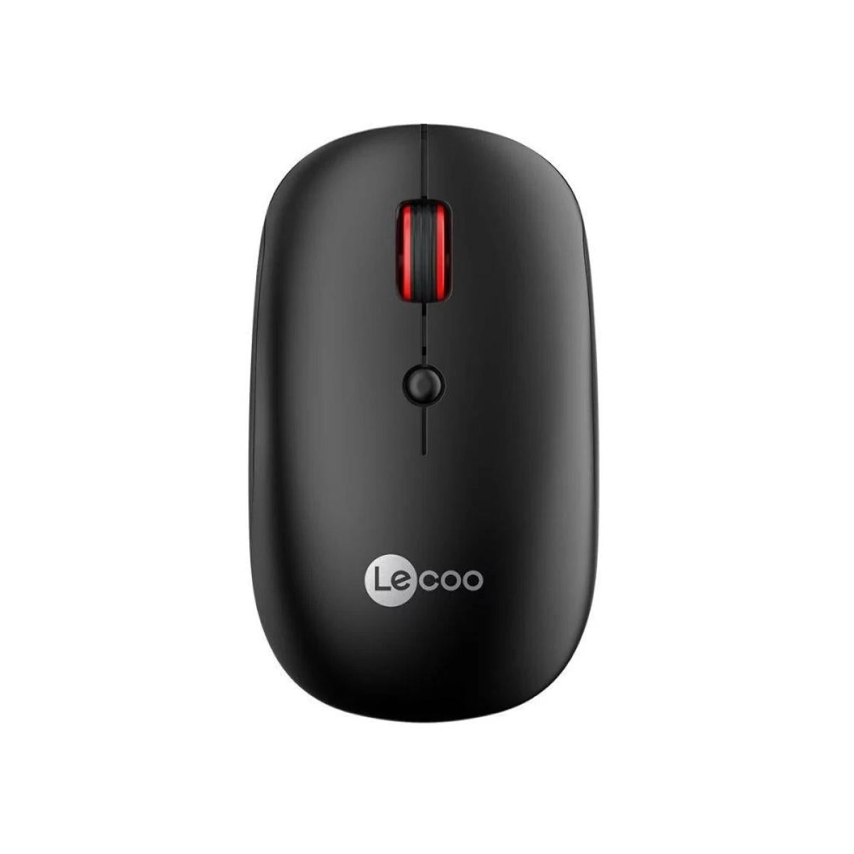 ماوس Lecoo WS211 اللاسلكي ثنائي الوضع القابل لإعادة الشحن، تصميم لينوفو