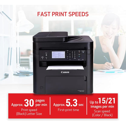 Canon i-SENSYS MF-275dw A4 Wireless & Duplex MONO 4-In- One ( Print, Copy, Scan, Fax) Printer - Black