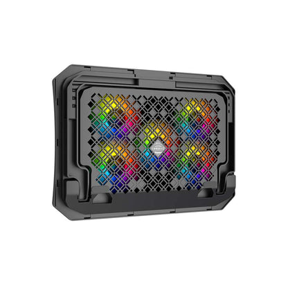 لوحة تبريد الألعاب Meetion CP3030 بخمس مراوح RGB