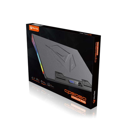 لوحة تبريد الألعاب Meetion CP5050 بإضاءة خلفية RGB
