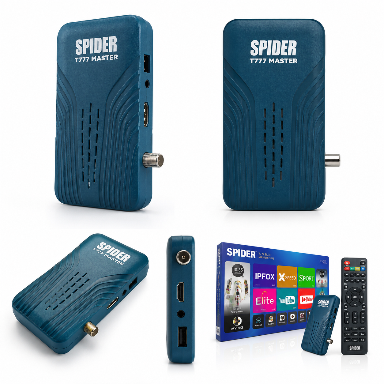 مباريات كأس العالم 2026، جهاز استقبال Spider T777 Elite Master Plus مع 9 اشتراكات