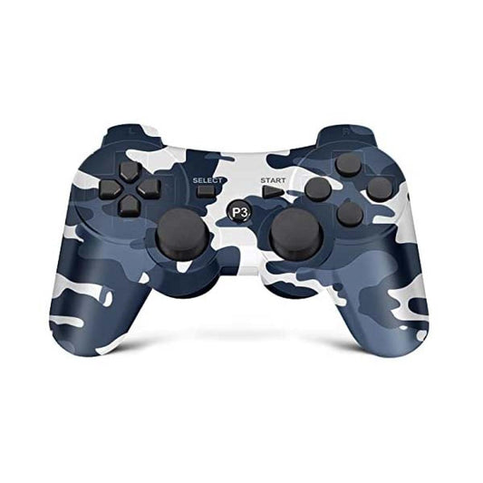 وحدة تحكم لاسلكية لجهاز PS3 Double Shock (الجيش)
