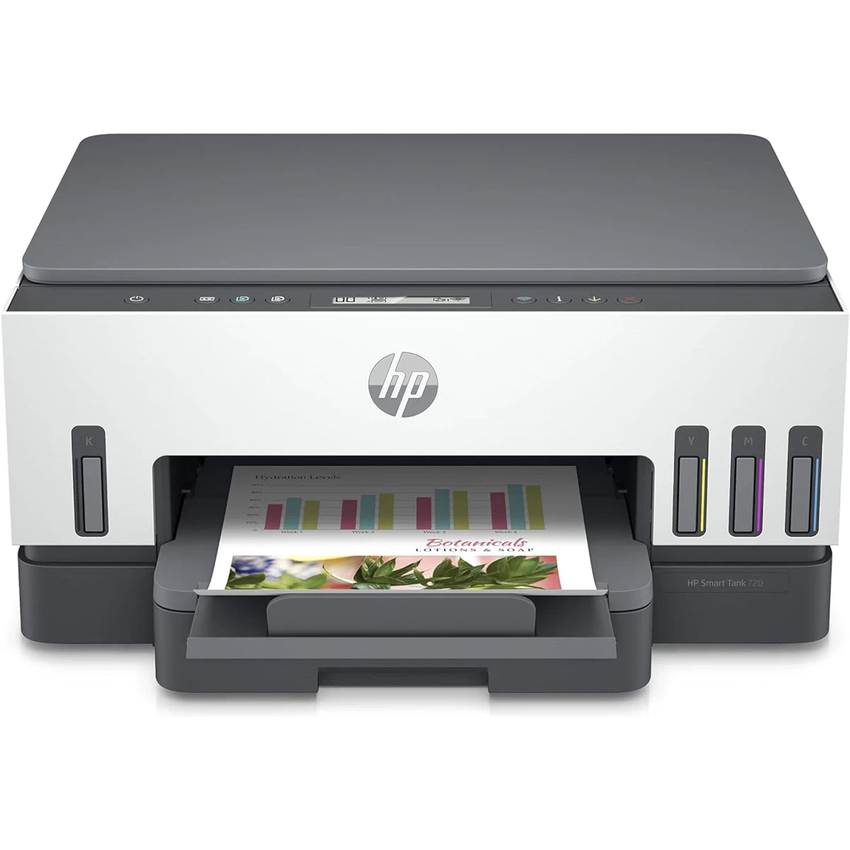 HP Smart Tank 720 WiFi Duplex Mutifunction Printer Print, Scan, Copy w/ Wireless Auto Ink & Paper Sensor (up to 12000 Black & 8000 Colour)