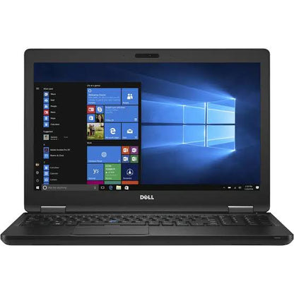 Dell Latitude 5580 used business laptop with Intel Core i5 7th Gen, 8GB DDR4 RAM, 256GB SSD, 15.6 inch FHD anti-glare display and numeric keypad, office and accounting laptop at SAMMANPC AlSamman For Computer in Amman, Irbid, Jordan