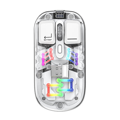 ماوس ألعاب M808W Prism 20W لاسلكي مزدوج بلوتوث و2.4G