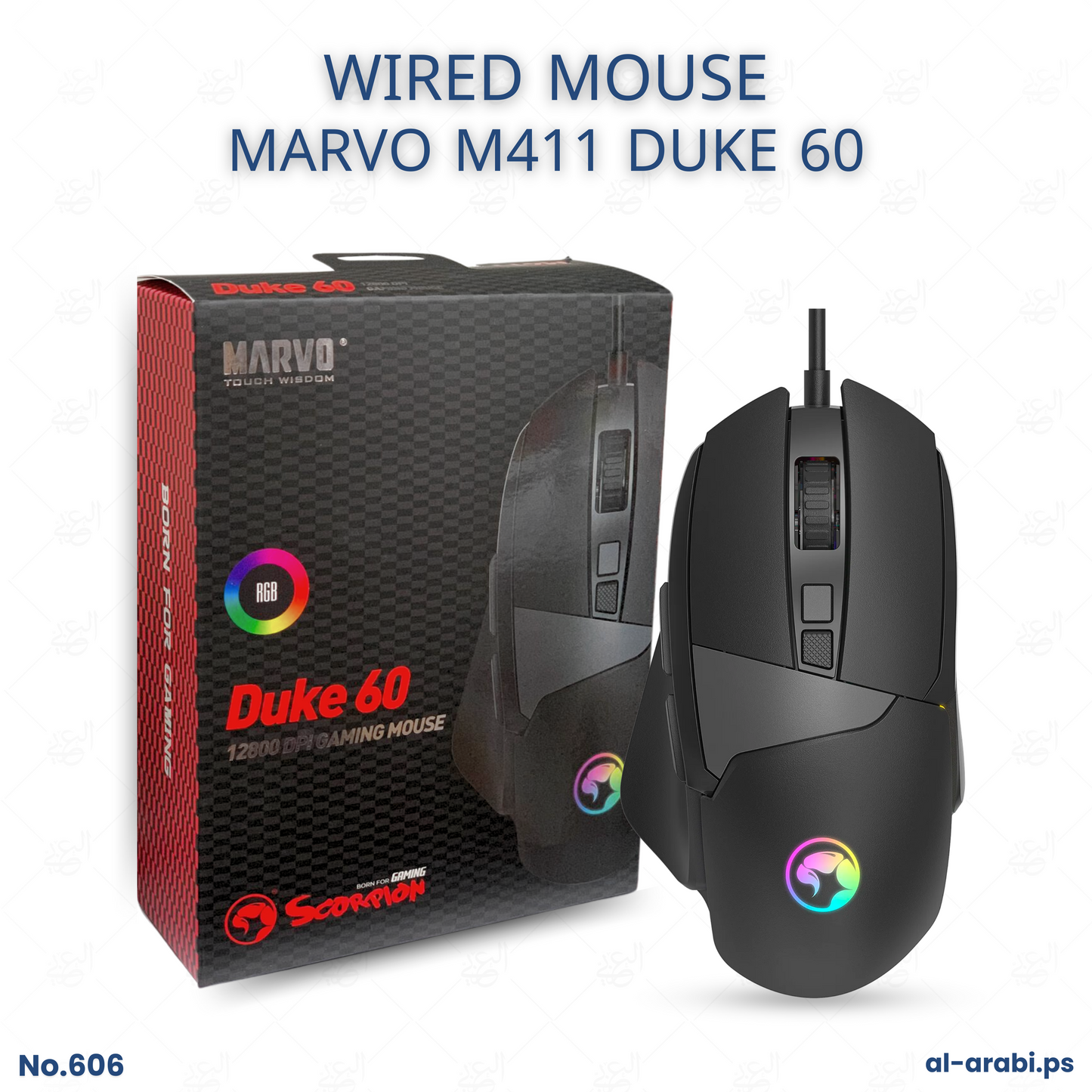 Marvo Duke 60 (M411) RGB Gaming Mouse