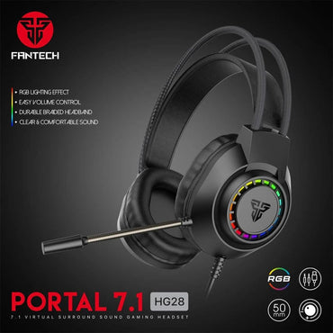 Fantech Portal HG28 7.1 Virtual Surround RGB Gaming Headset