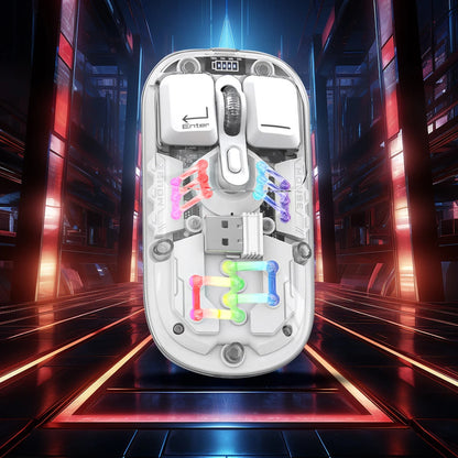 ماوس ألعاب M808W Prism 20W لاسلكي مزدوج بلوتوث و2.4G