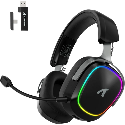 ATTACK SHARK G800 50mm wireless RGB gaming headset 20ms low latency at Al-Samman Computer Jordan