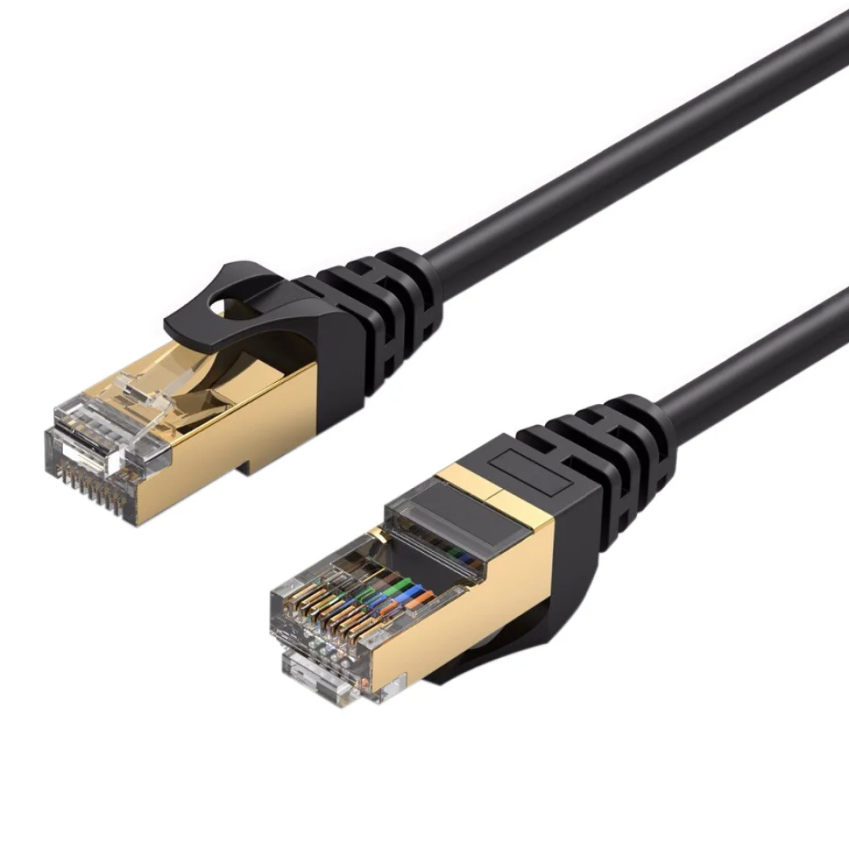 Glink Cat7 SFTP 20M Ethernet cable 10Gbps 600MHz 26AWG copper black from Al-Samman Computer in Amman and Irbid Jordan